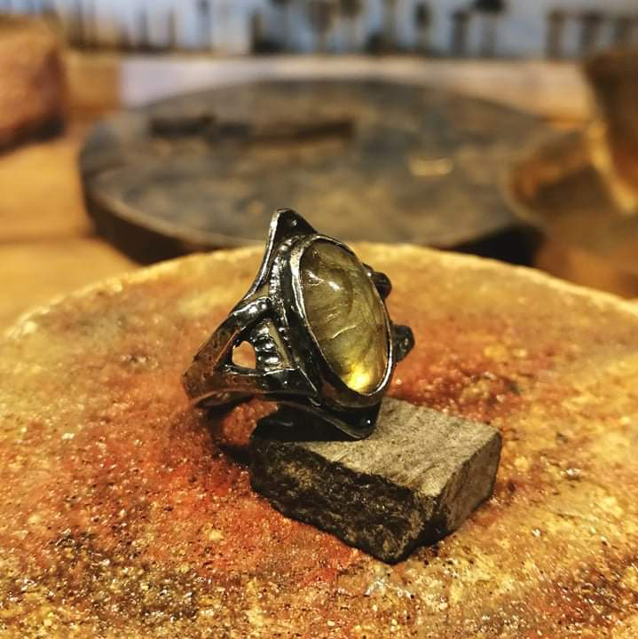 Gemstone & Diamond Kite Ring | Local Eclectic – local eclectic